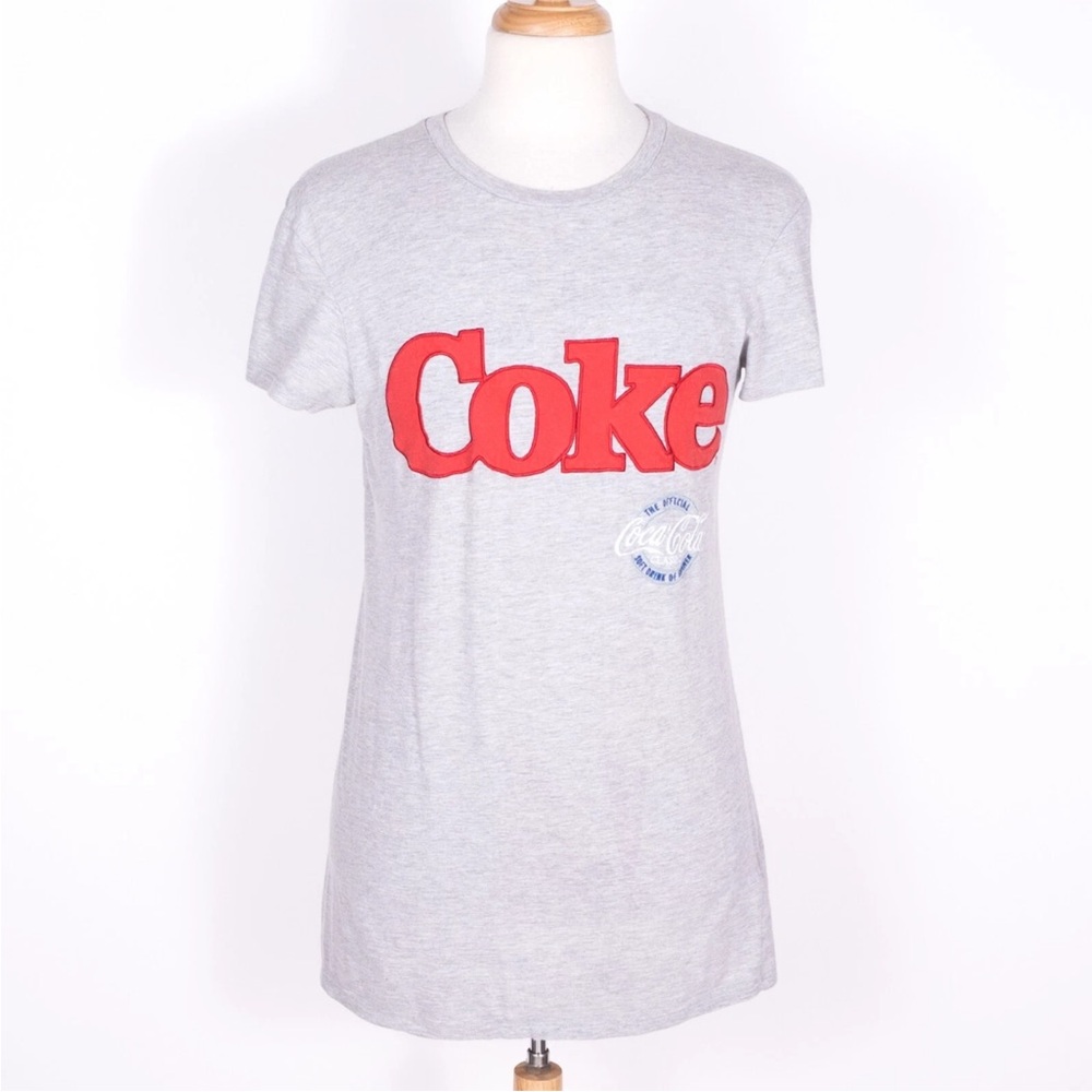 Top Shop Coke T-shirt Longer Length Size M Cotton Blend